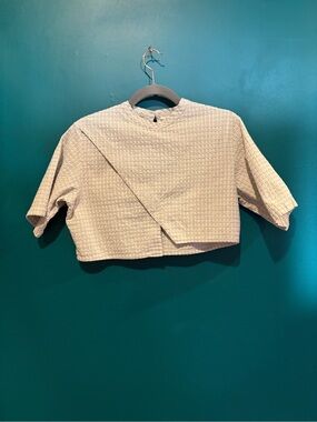 Asymmetric Cotton Crop Top